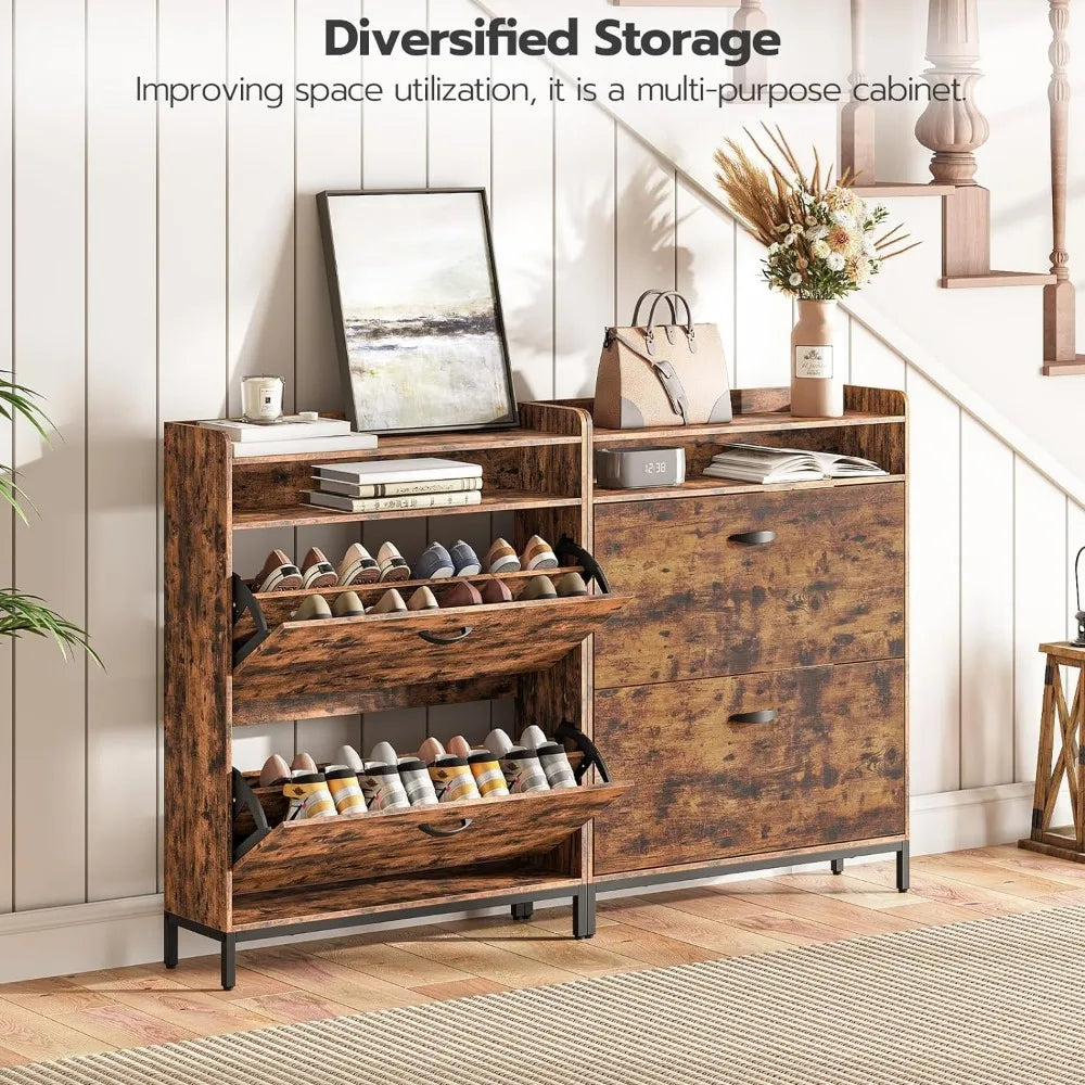 Freestanding Shoe Cabinet