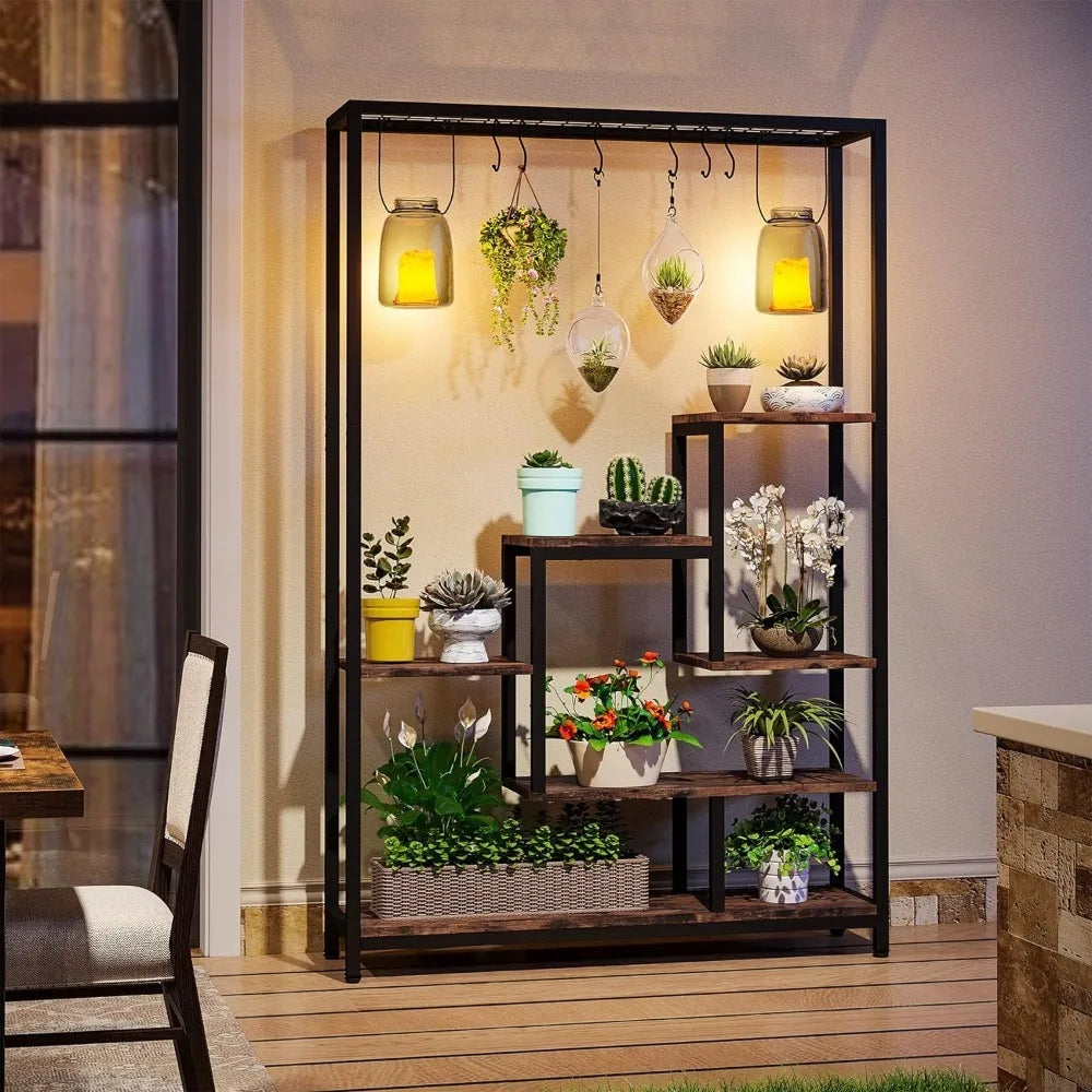 tiered indoor plant stand 5-Tier Tall Indoor Plant Stand – HouseHero Hub