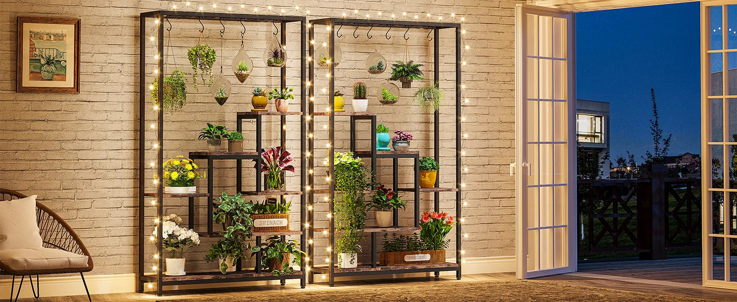 indoor vertical plant stand 5-Tier Tall Indoor Plant Stand – HouseHero Hub