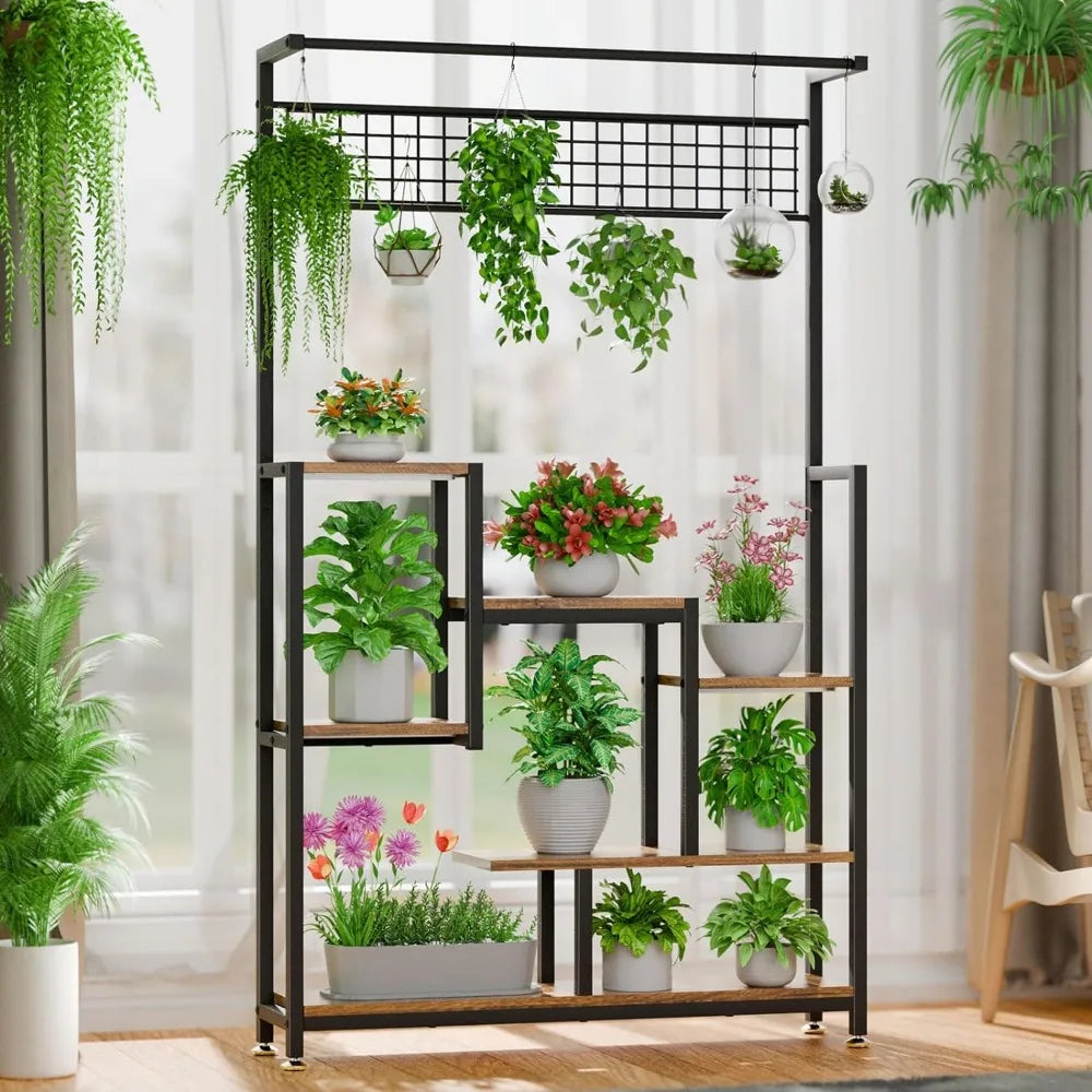 tall plant table indoor Tall Plant Stand Indoor with Grow Lights – HouseHero Hub