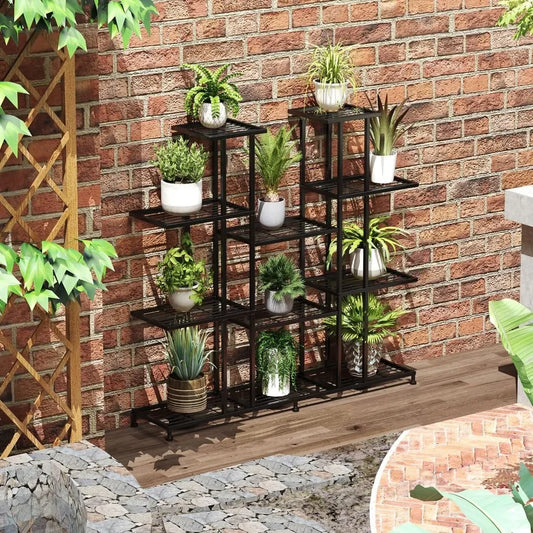 Metal Plant Stand Flowerpot Display Racks