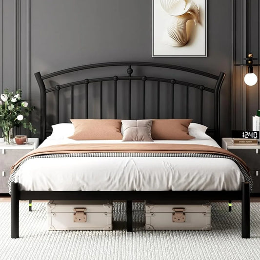 Hardened Steel Tube Frame With Retro Headboard