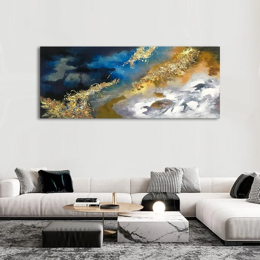 Contemporary Abstract Hand-Painted Oil Painting